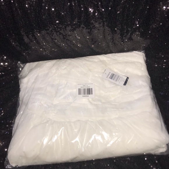 Ivory Dot Mesh Midi Skater Dress (NWT, Size 12) - Picture 5 of 7